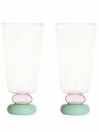 Maison Balzac Clear Déco Cocktail Glasses Set