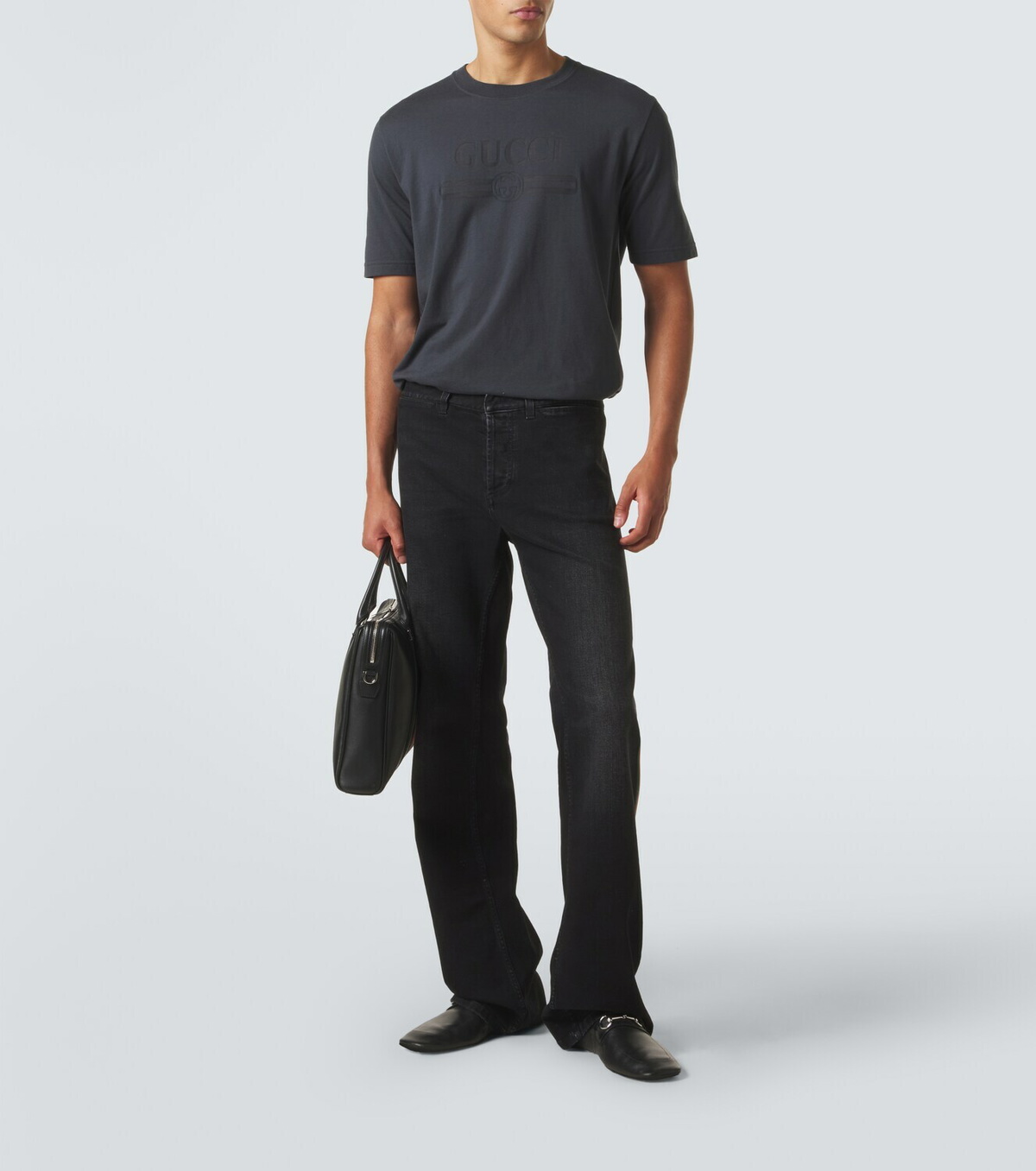 Gucci Leather briefcase