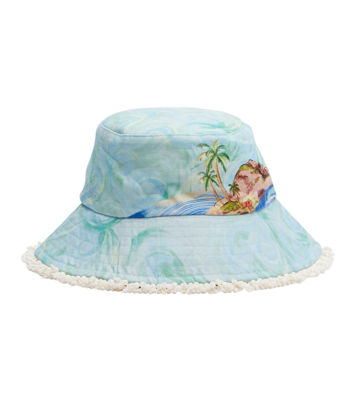 Photo: Alémais Printed linen bucket hat