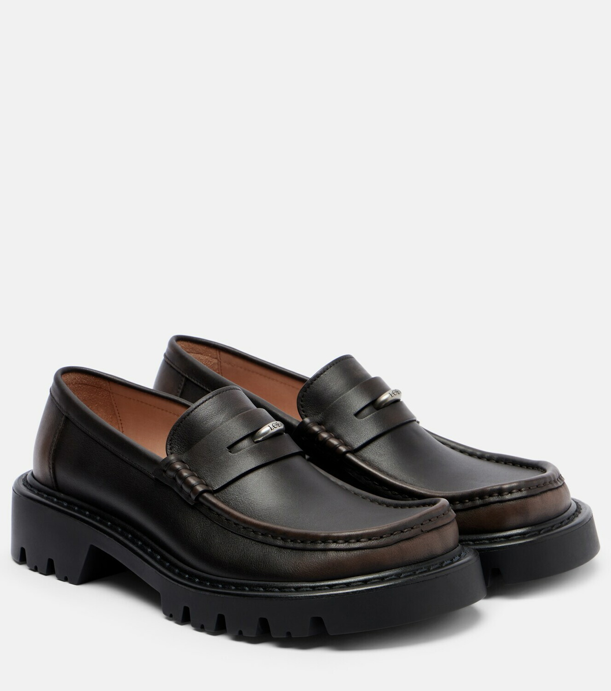 Loewe Sierra leather loafers