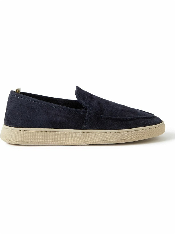 Photo: Officine Creative - Herbie Suede Loafers - Blue