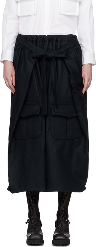 Photo: Comme des Garçons Comme des Garçons Black Wrap Trousers