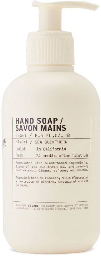 Photo: Le Labo Hand Soap – Hinoki, 250 mL