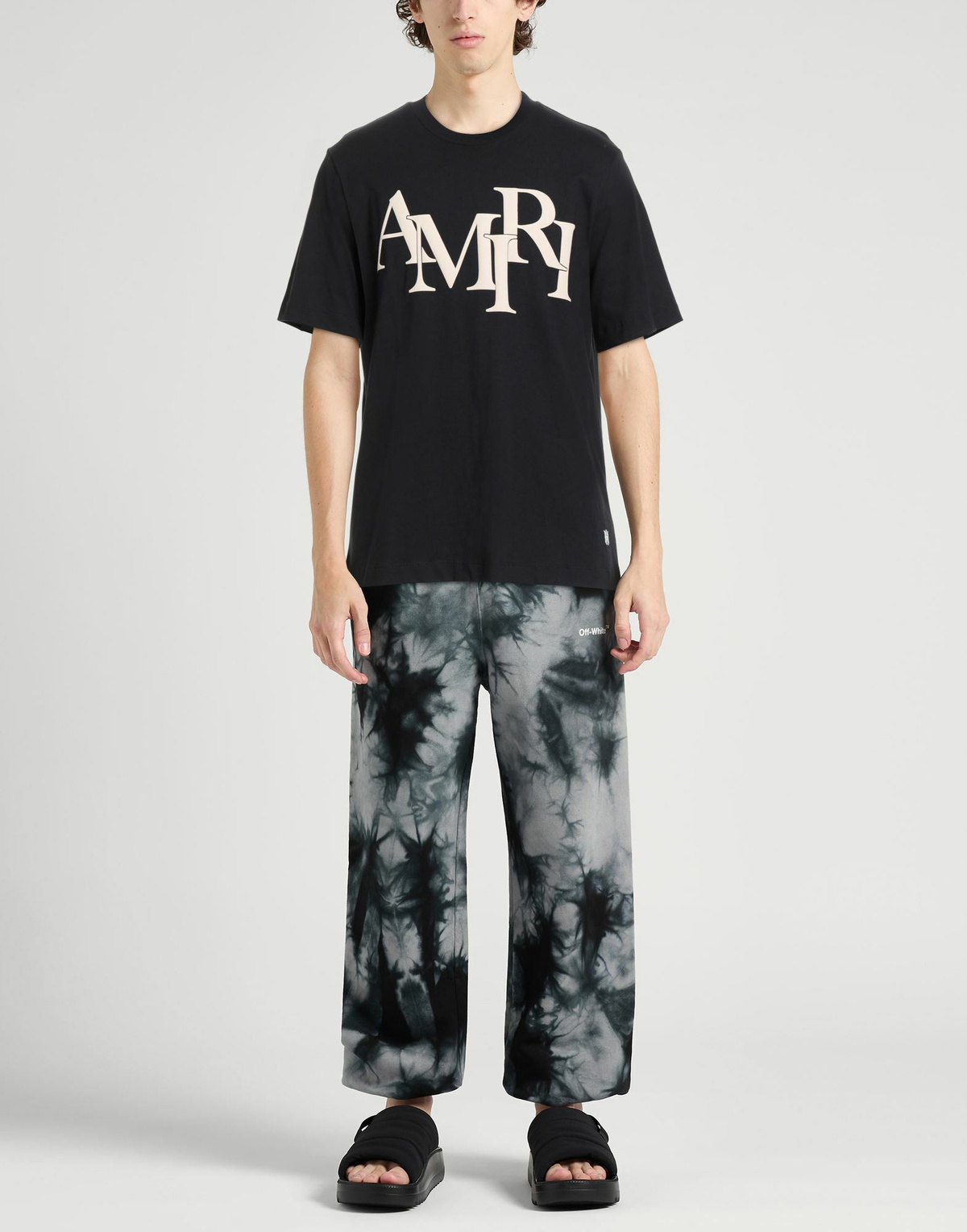 Amiri Mens T-shirt in Black
