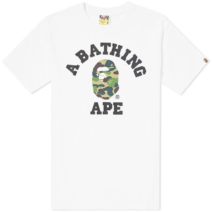 Photo: A Bathing Ape ABC Camo College Tee