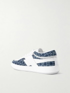 Givenchy - G Move Monogrammed Denim and Leather Sneakers - Blue