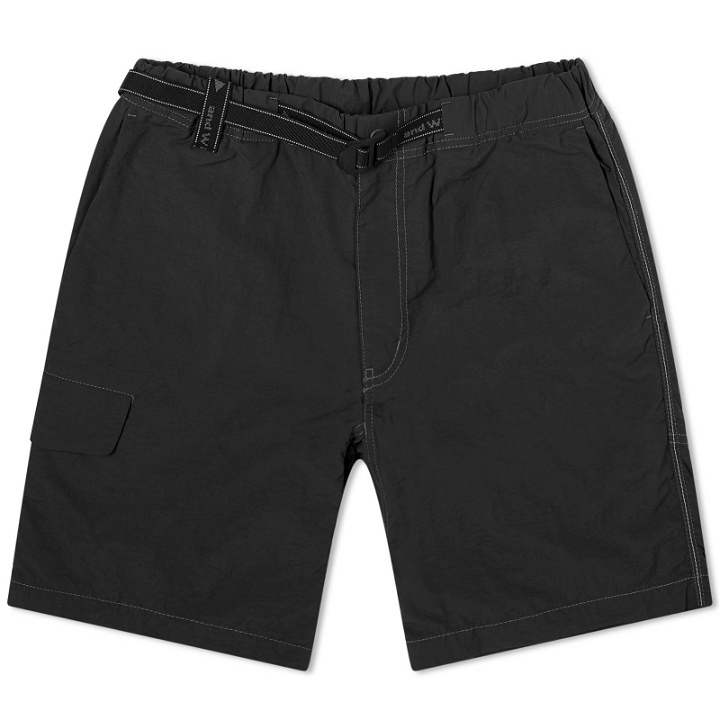 Photo: and wander Men's Nylon Taffeta Hiker Shorts in Black