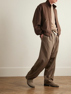 Auralee - Camel Hair Blouson Jacket - Brown