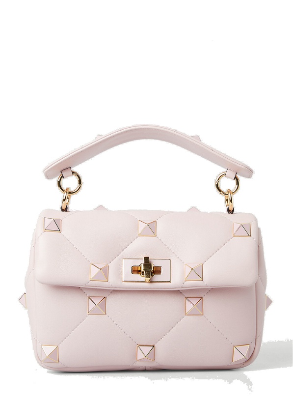 Photo: Roman Stud Medium Handbag in Pink