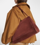 Nour Hammour Amal suede shoulder bag