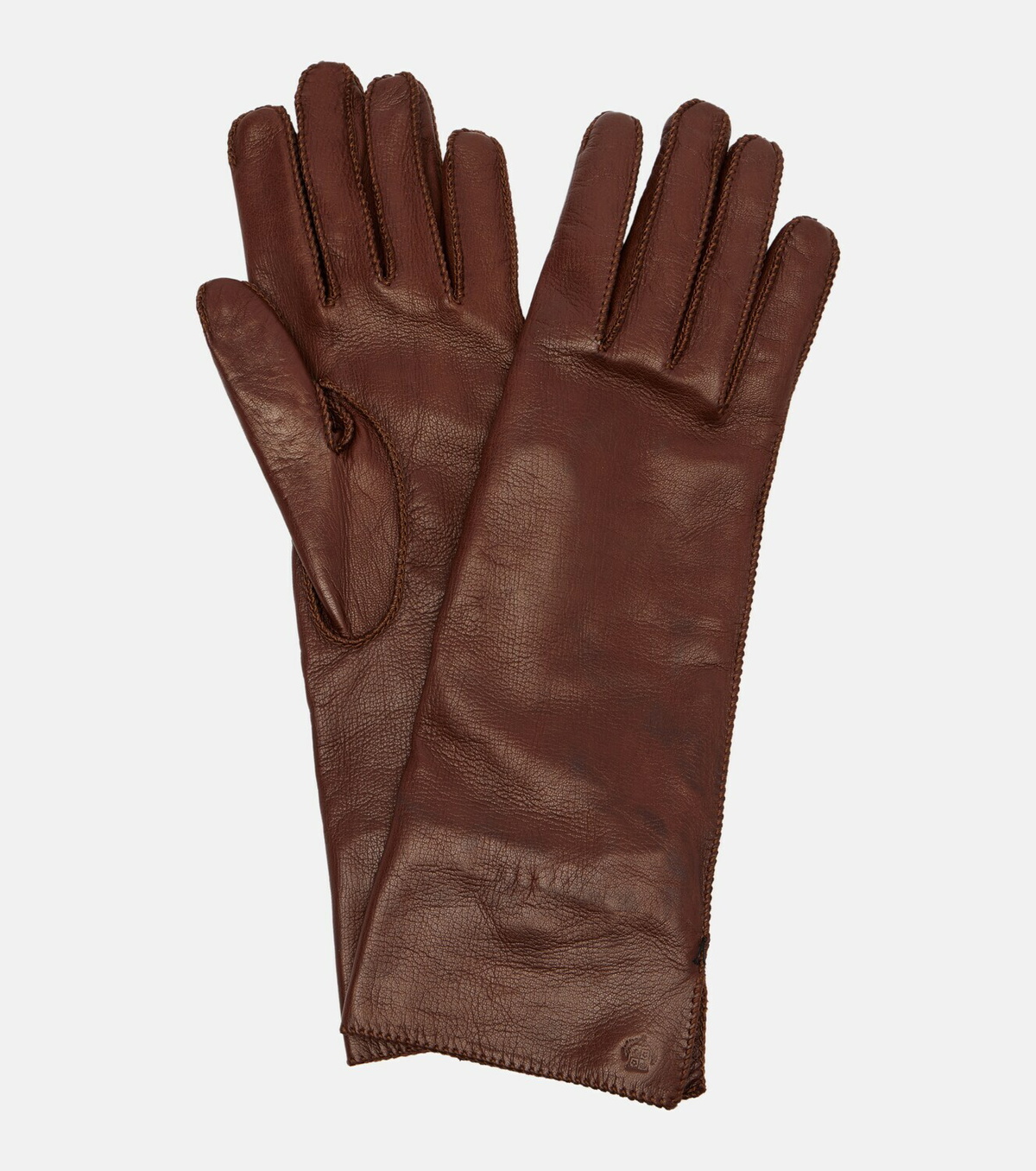 Loro Piana Cashmere and silk-lined leather gloves