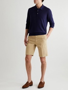 Kingsman - Straight-Leg Cotton-Twill Bermuda Shorts - Neutrals