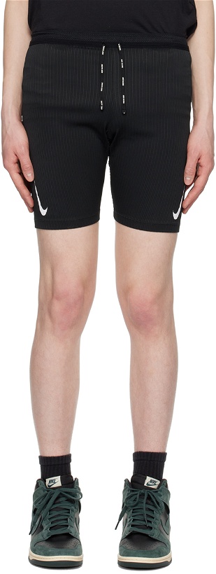 Photo: Nike Black Dri-FIT ADV AeroSwift Shorts