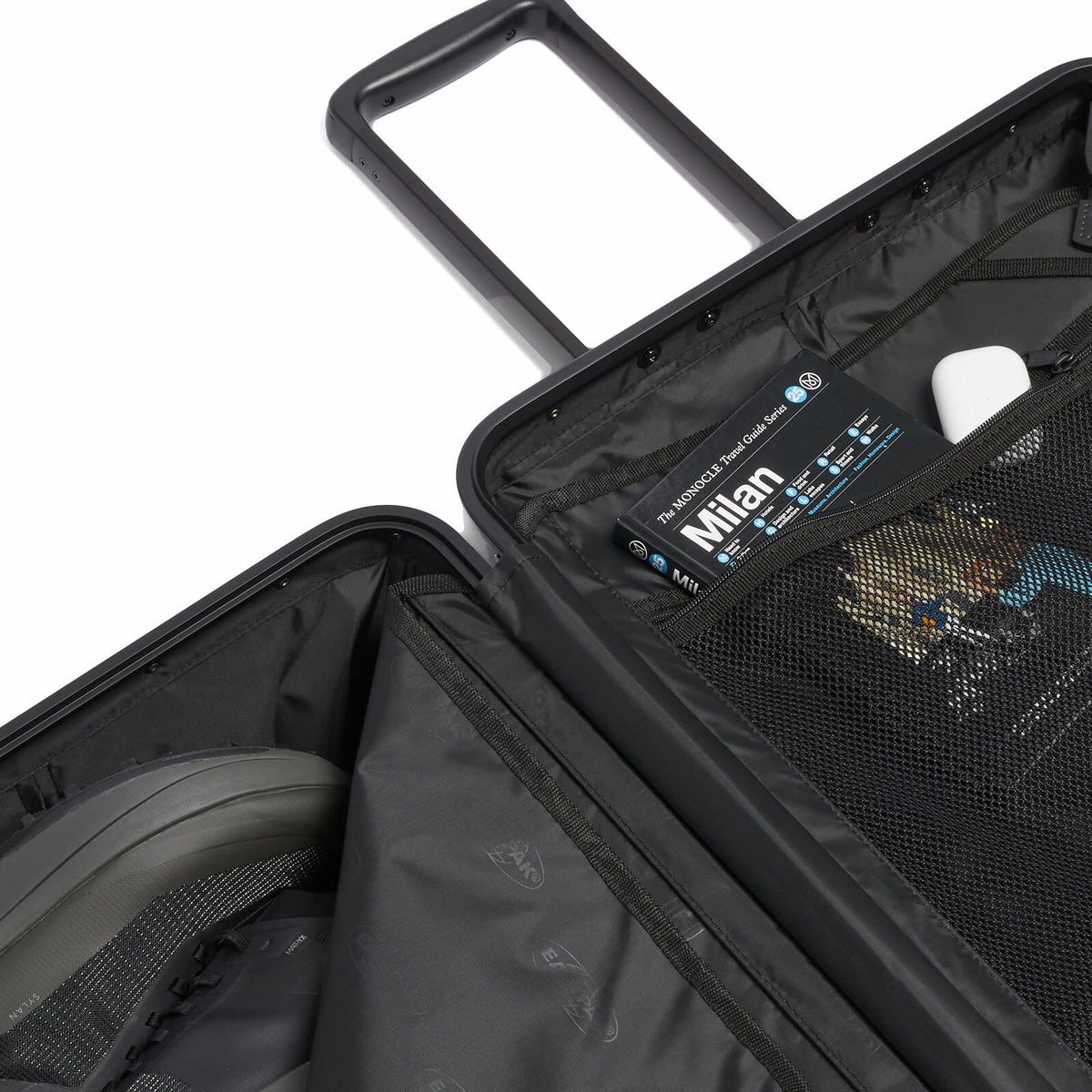 Eastpak Resist'r Luggage Case - Medium in Brushed Metal 