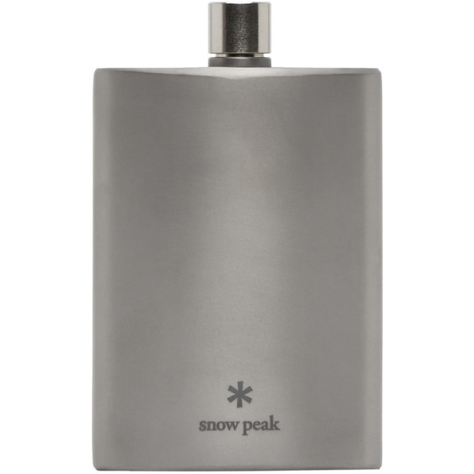 Photo: Snow Peak Silver Titanium Flask
