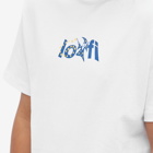 Lo-Fi Men's Wizard Logo T-Shirt in White