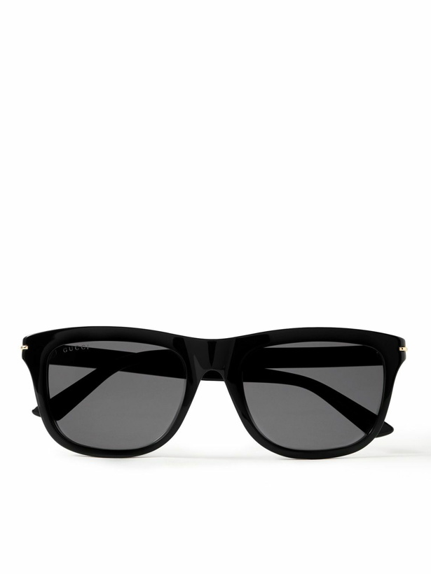 Photo: Gucci Eyewear - D-Frame Recycled-Acetate Sunglasses