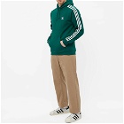 Adidas Men's 3 Stripe Hoody in Collegiate Green