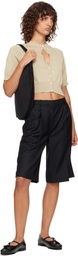 HEREU Black Roses Flats