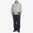 Engineered Garments Men's LL Jacket in Navy Seersucker Stripe