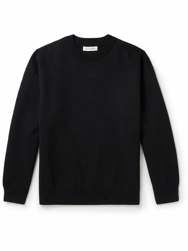 Photo: The Frankie Shop - Arne Oversized Knitted Sweater - Black