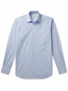 Saman Amel - Striped Cotton-Poplin Shirt - Blue
