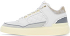 Balmain White B-Court Sneakers