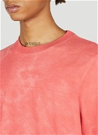 NOTSONORMAL - Splashed Long Sleeve T-Shirt in Red