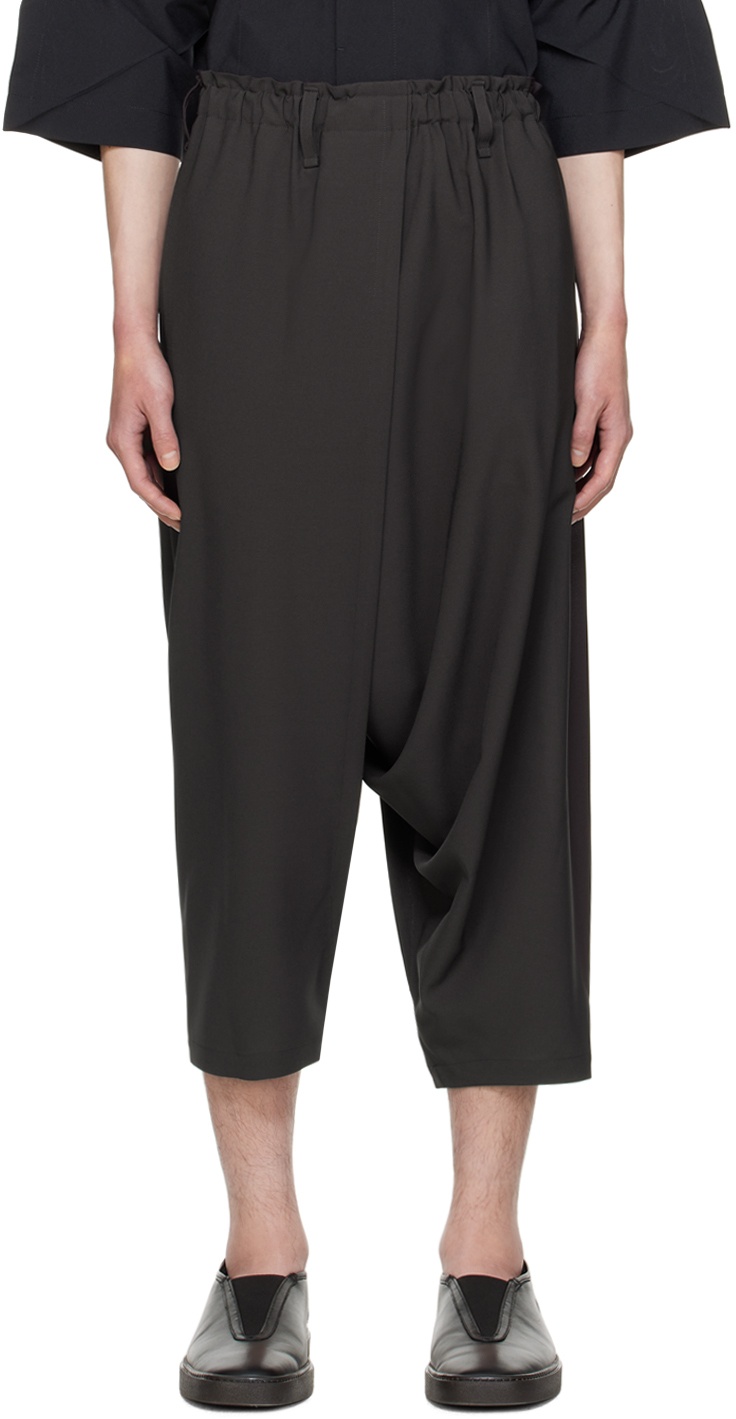 132 5. ISSEY MIYAKE Gray Seamless Bottoms Basic Trousers 132 5. ISSEY ...