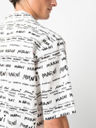 MARNI - Allover Logo Cotton Shirt