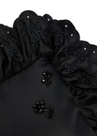 Simone Rocha Pillowcase Embroidered Padded Clutch - Black - One Size