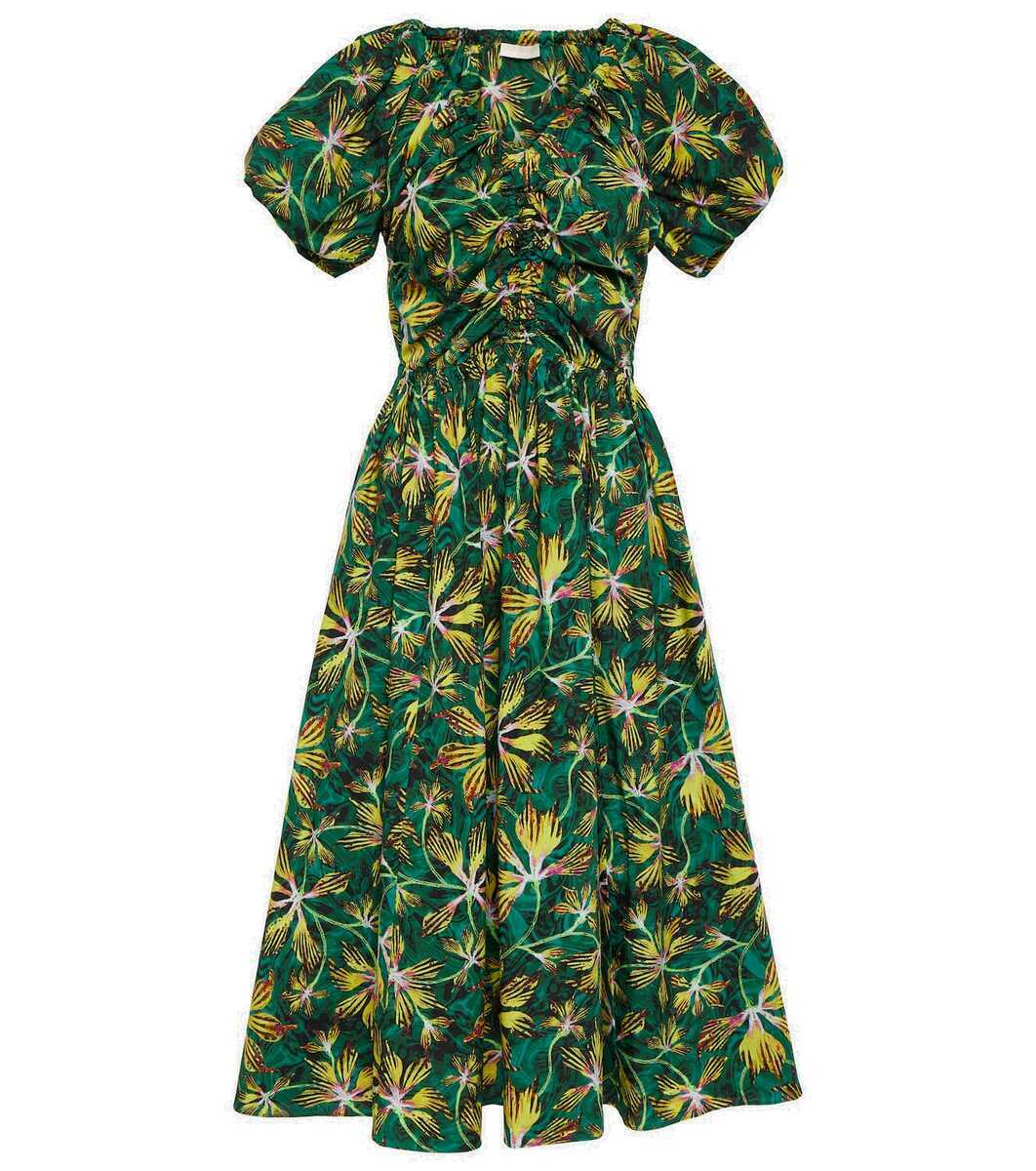 Ulla Johnson Cecile floral cotton poplin midi dress Ulla Johnson