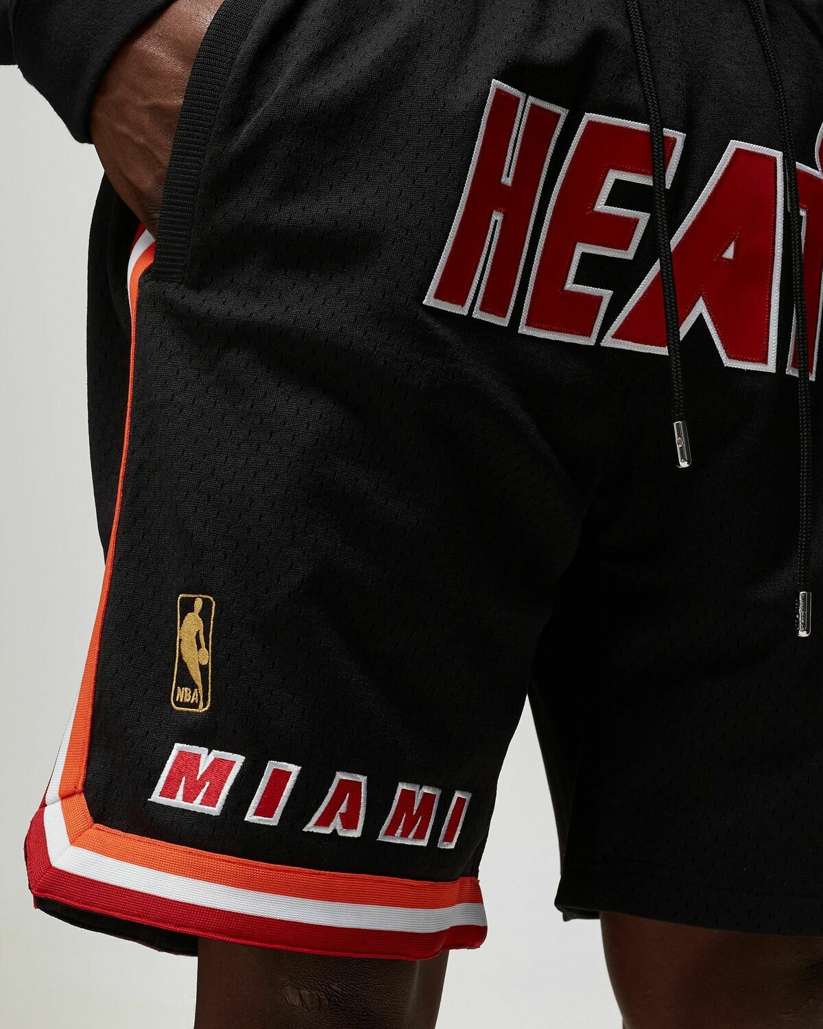 Mitchell & Ness JUST DON MIAMI HEAT SHORT Black Mens Sport & Team Short