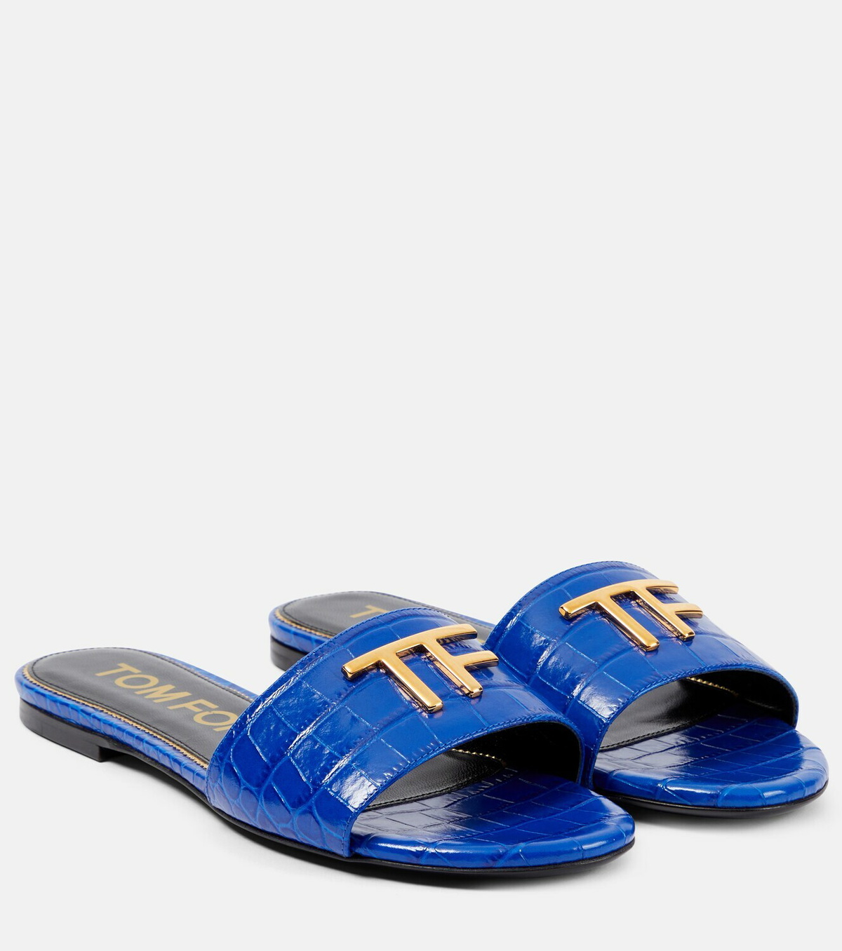 Tom Ford TF croc-effect leather sandals TOM FORD