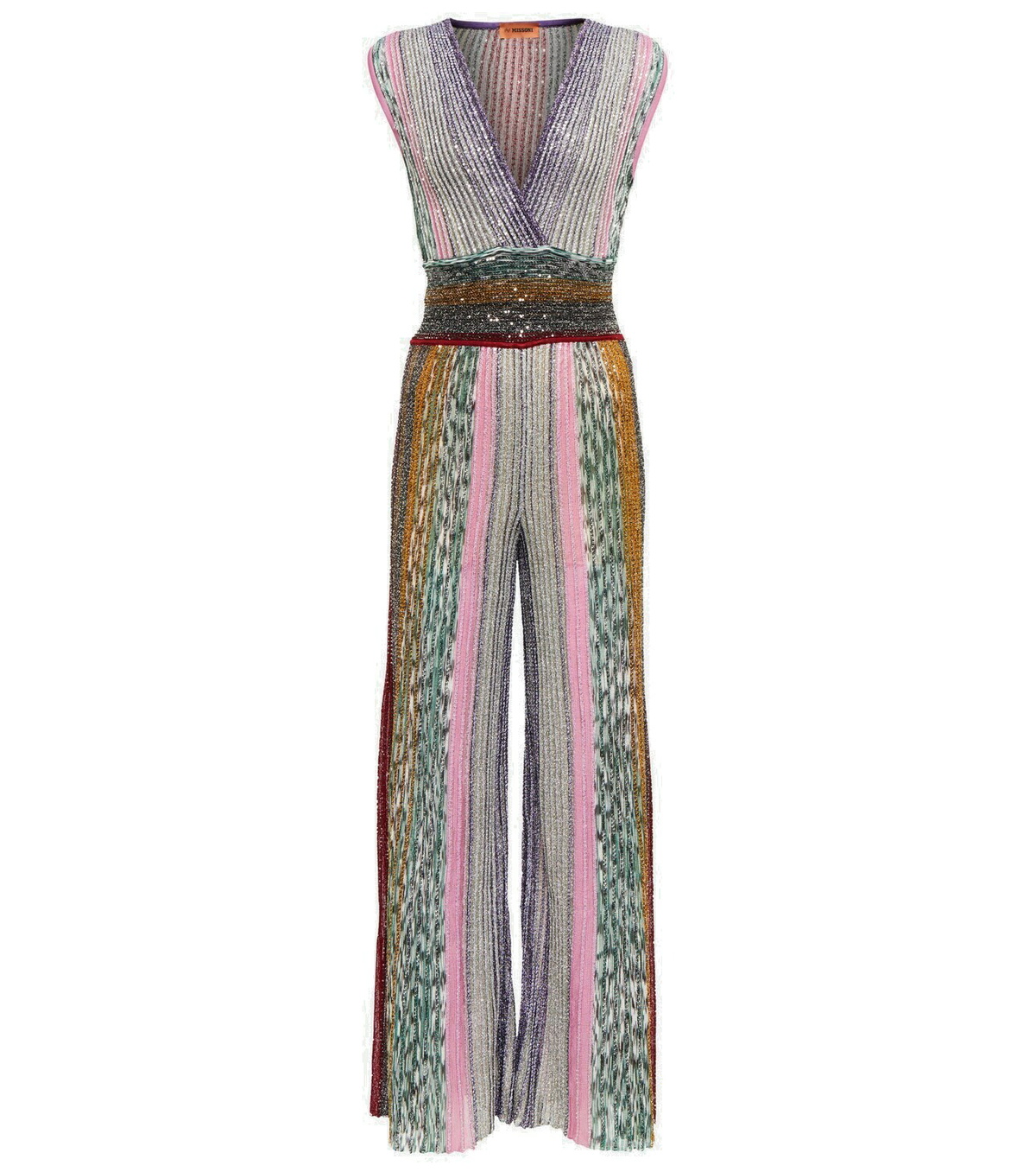 Missoni Sequined striped jumpsuit Missoni