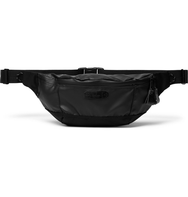 Photo: Master-Piece - Slick CORDURA-Trimmed Coated-Shell Belt Bag - Black
