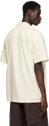 Palmes Off-White Garden Short Sleeved Shirt