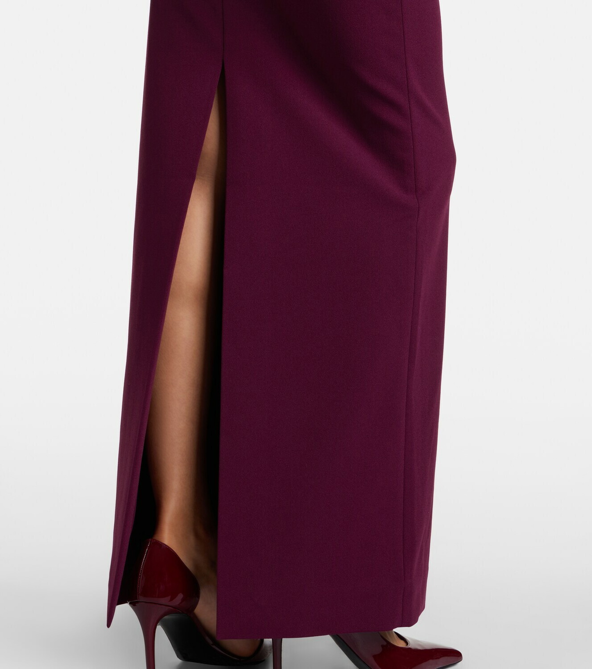 Solace London Viviana ruffled gown