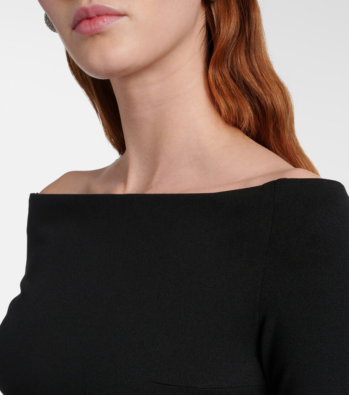 Solace London Rhianne satin-trimmed cocktail dress
