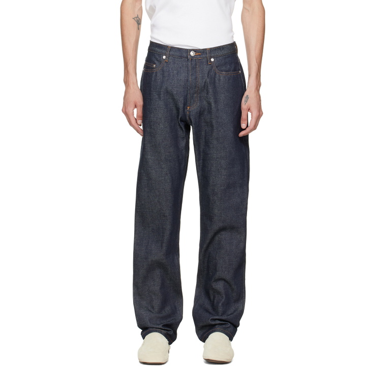 Photo: A.P.C. Navy New Standard Jeans