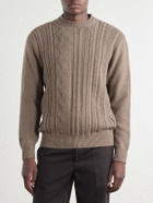 Inis Meáin - Ridges Aran Textured-Wool Sweater - Neutrals