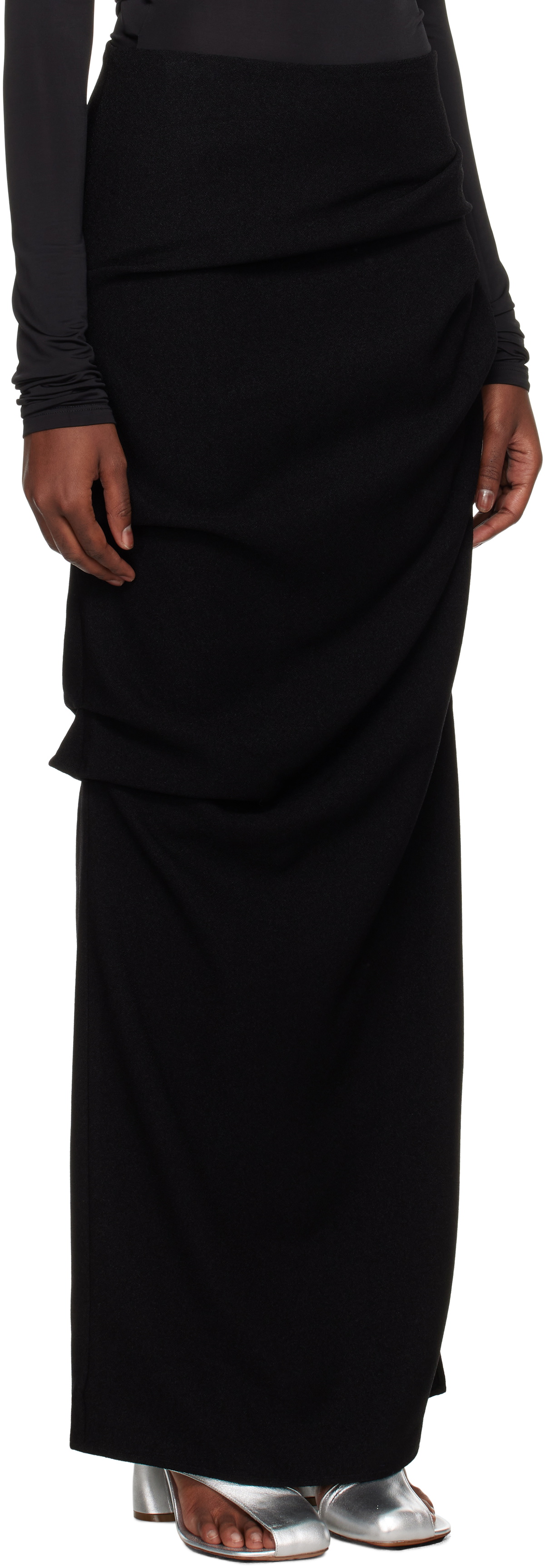 Paris Georgia Black Remmy Maxi Skirt