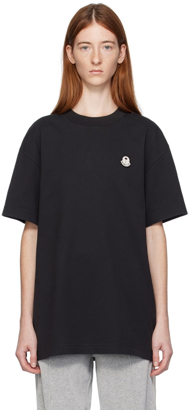 Photo: Moncler Genius Moncler x Palm Angels Black T-Shirt