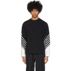 Minotaur Black and White Border Long Sleeve T-Shirt