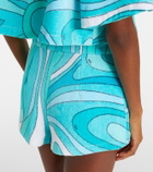 Pucci Iride cotton terry shorts