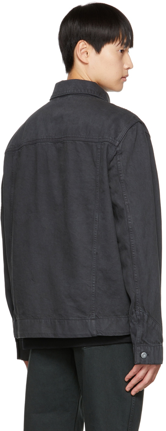 Objects IV Life Gray Paneled Denim Jacket