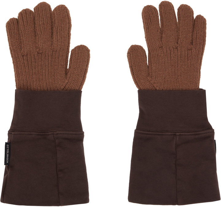 Photo: Ottolinger Brown Deconstructed Sleeve Glove
