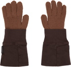 Ottolinger Brown Deconstructed Sleeve Glove