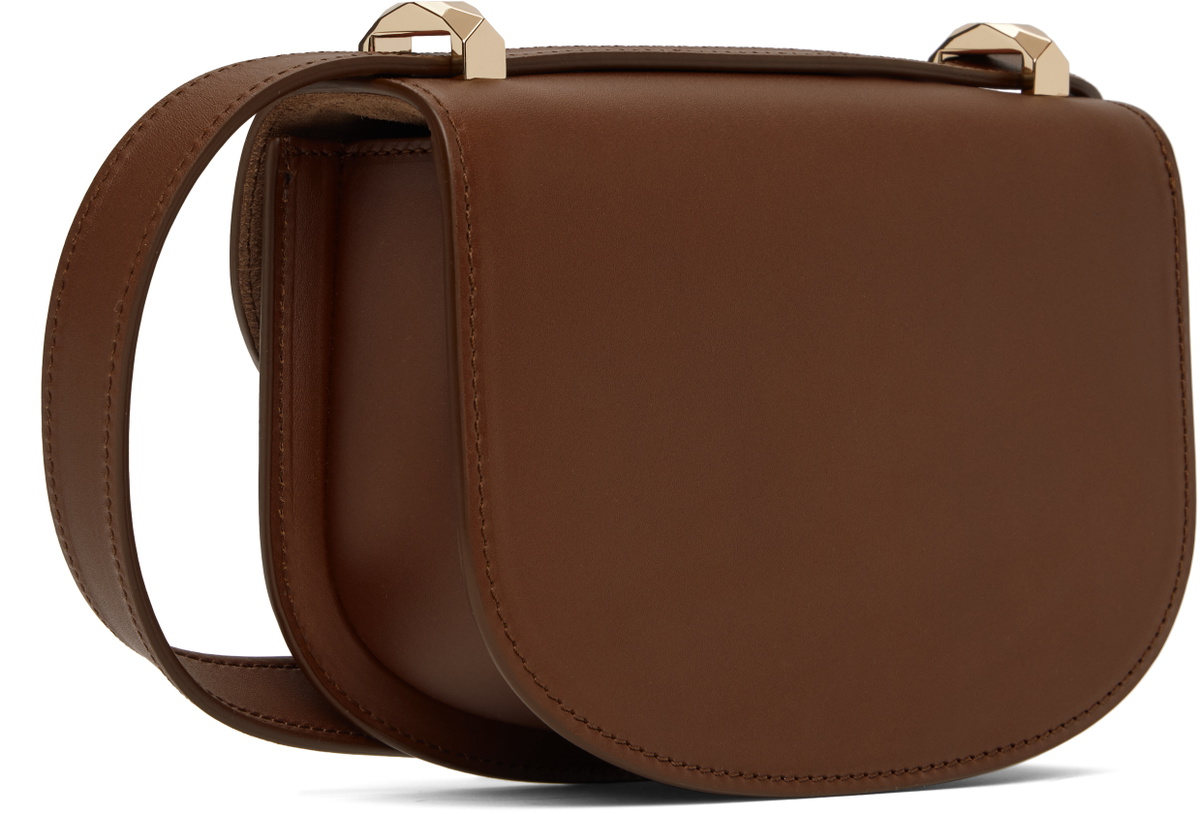 良品　アーペーセー　ショルダーバッグ　ミニバッグ　レザー　ブラウン　Genève A.P.C. Brown Genève Mini Bag A.P.C.
