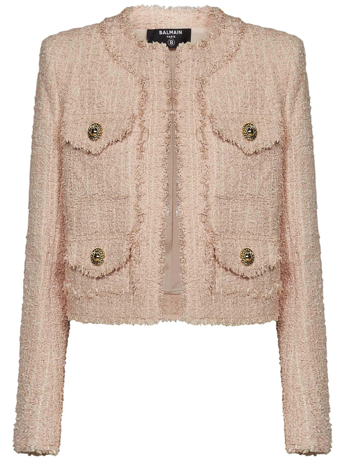 Balmain Blue Denim Six-Button Blazer Balmain
